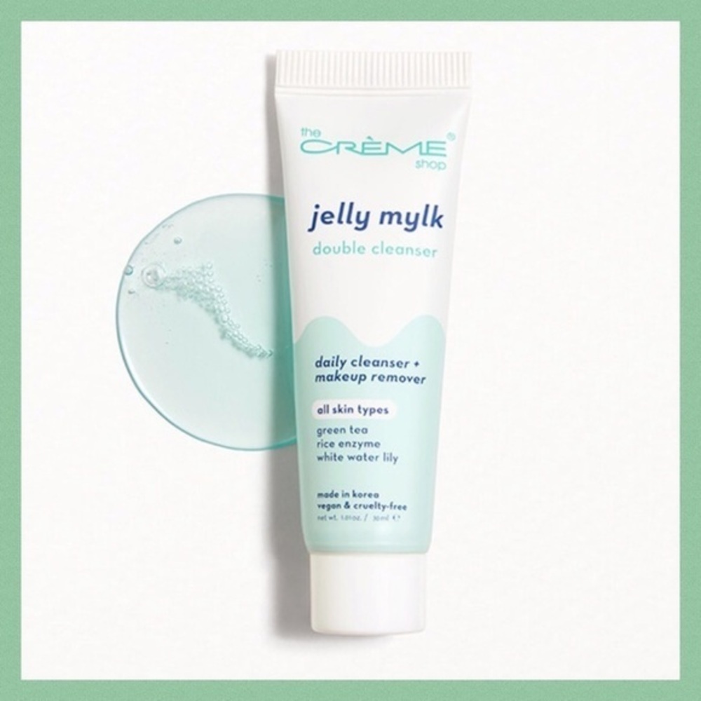 THE CREME SHOP Vegan Green Tea Jelly Mylk Double Cleanser